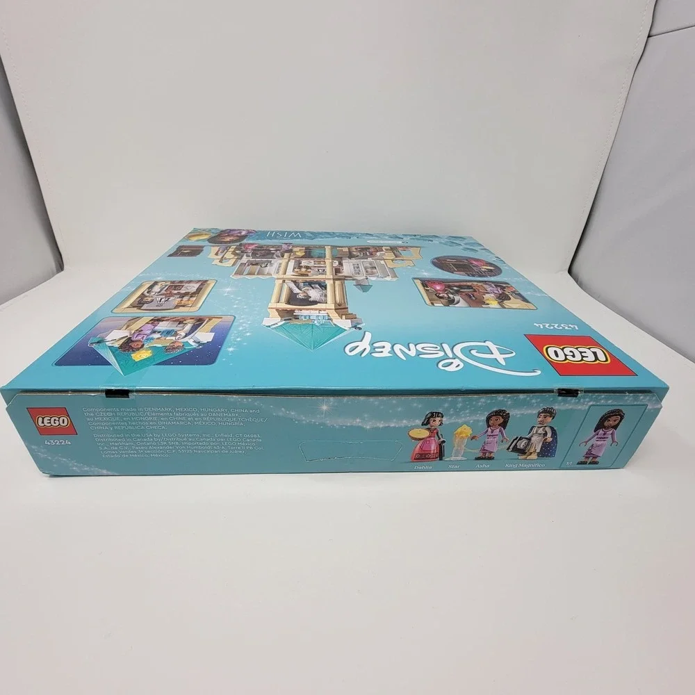 New LEGO 43224 Disney Wish King Magnifico's Castle Building Toy Set - 613 pieces